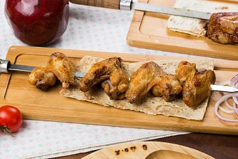 Шашлык из куриных крылышек